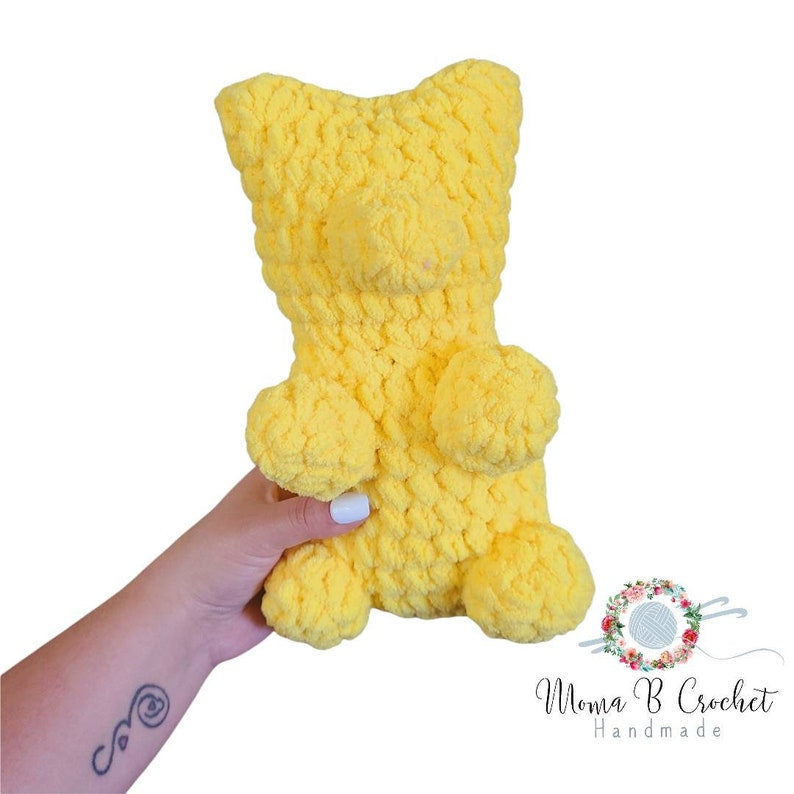 Crochet Gummy Bear, Gummy Bear, Gummy Bear Stuffy, Gummy Bear